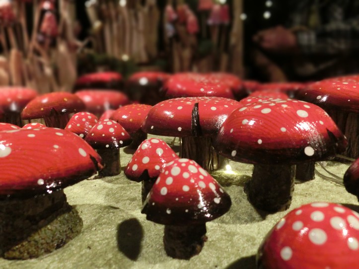 Toadstools at Christiania Christmas market
