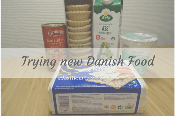 Trying new Danish Food